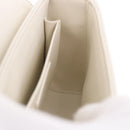 Christian Dior Cannage Dior Calo Shoulder Bag Leather 2way White Auth 196365A-19