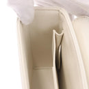 Christian Dior Cannage Dior Calo Shoulder Bag Leather 2way White Auth 196365A-20