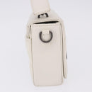 Christian Dior Cannage Dior Calo Shoulder Bag Leather 2way White Auth 196365A-5