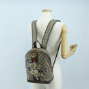 GUCCI GUCCI x Disney GG Supreme Backpack PVC Beige Gold 552884 Auth 196367M-31
