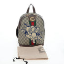 GUCCI GUCCI x Disney GG Supreme Backpack PVC Beige Gold 552884 Auth 196367M-32