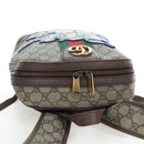GUCCI GUCCI x Disney GG Supreme Backpack PVC Beige Gold 552884 Auth 196367M-7