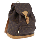 LOUIS VUITTON Monogram Montsouris MM Backpack M51136 LV Auth 196369A-1