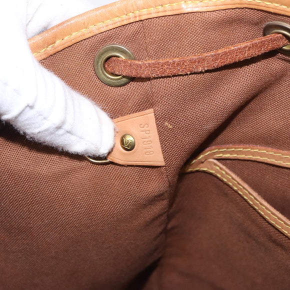 LOUIS VUITTON Monogram Montsouris MM Backpack M51136 LV Auth 196369A