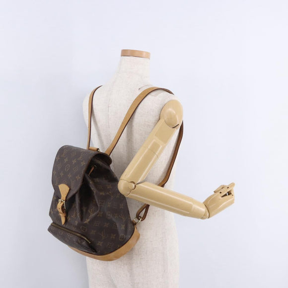 LOUIS VUITTON Monogram Montsouris MM Backpack M51136 LV Auth 196369A