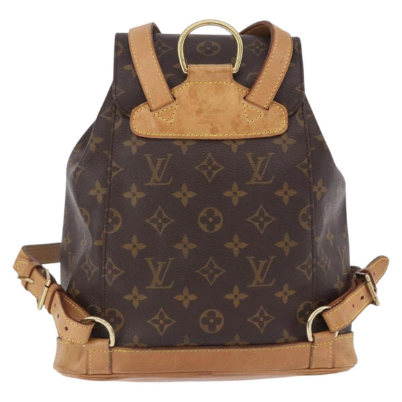 LOUIS VUITTON Monogram Montsouris MM Backpack M51136 LV Auth 196369A