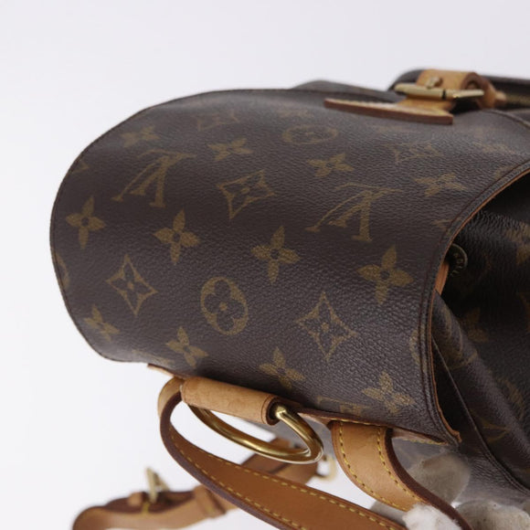 LOUIS VUITTON Monogram Montsouris MM Backpack M51136 LV Auth 196369A