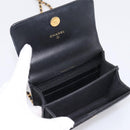 CHANEL Matelasse Hand Bag Patent Leather 2way Black Gold CC Auth 196372SAM-16