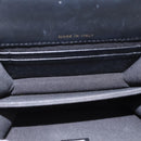CHANEL Matelasse Hand Bag Patent Leather 2way Black Gold CC Auth 196372SAM-17