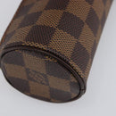 LOUIS VUITTON Damier Ebene Papillon Pouch LV Auth 196374A-15