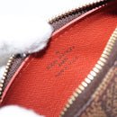 LOUIS VUITTON Damier Ebene Papillon Pouch LV Auth 196374A-11