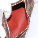 LOUIS VUITTON Damier Ebene Papillon Pouch LV Auth 196374A-12