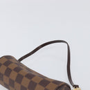 LOUIS VUITTON Damier Ebene Papillon Pouch LV Auth 196374A-8