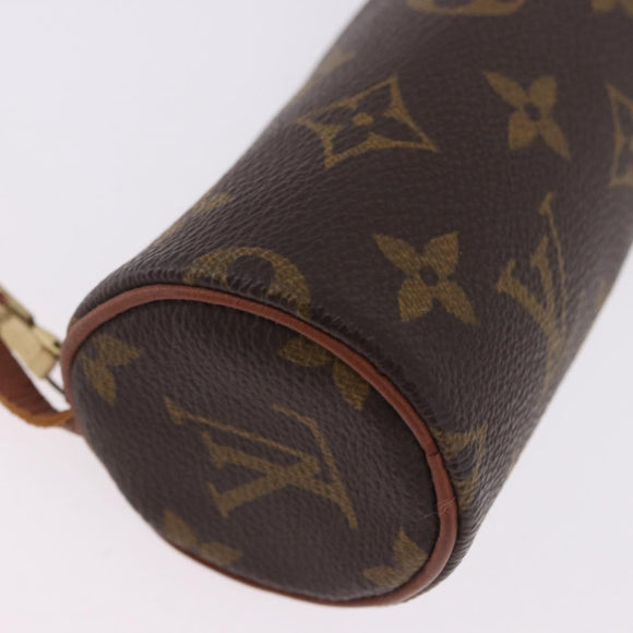 LOUIS VUITTON Monogram Papillon Pouch LV Auth 196376
