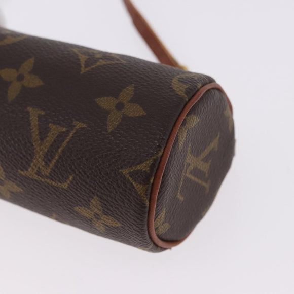 LOUIS VUITTON Monogram Papillon Pouch LV Auth 196376