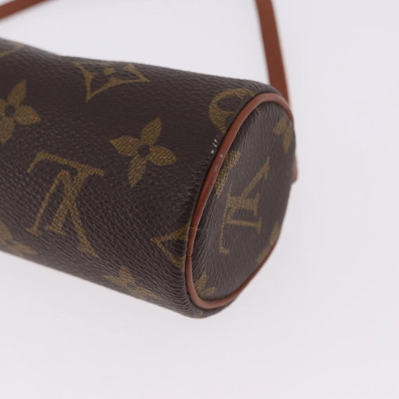 LOUIS VUITTON Monogram Papillon Pouch LV Auth 196376