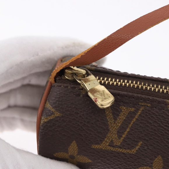 LOUIS VUITTON Monogram Papillon Pouch LV Auth 196376