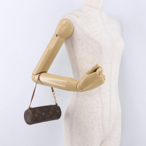 LOUIS VUITTON Monogram Papillon Pouch LV Auth 196376