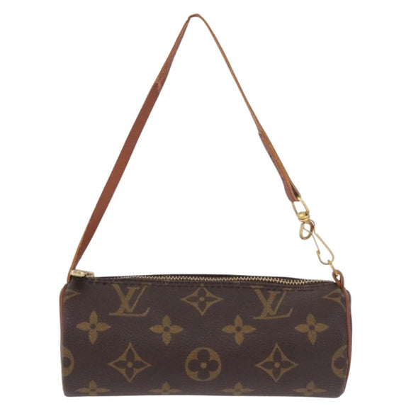 LOUIS VUITTON Monogram Papillon Pouch LV Auth 196376