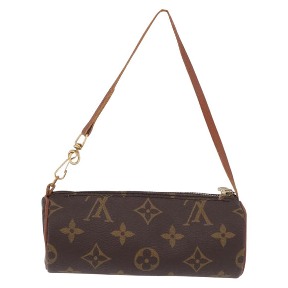 LOUIS VUITTON Monogram Papillon Pouch LV Auth 196376