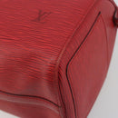 LOUIS VUITTON Epi Speedy 25 Hand Bag Castilian Red M43017 LV Auth 196381A-14