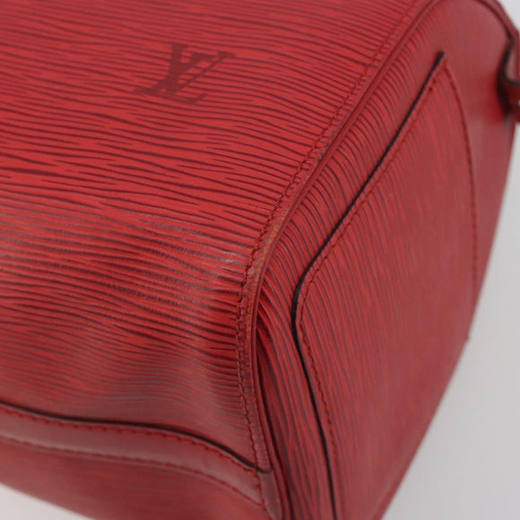 LOUIS VUITTON Epi Speedy 25 Hand Bag Castilian Red M43017 LV Auth 196381A