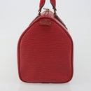 LOUIS VUITTON Epi Speedy 25 Hand Bag Castilian Red M43017 LV Auth 196381A-3