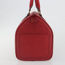 LOUIS VUITTON Epi Speedy 25 Hand Bag Castilian Red M43017 LV Auth 196381A-4