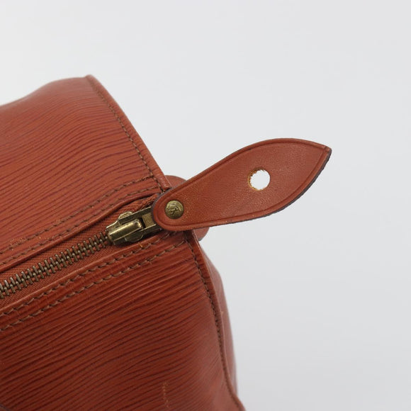 LOUIS VUITTON Epi Speedy 30 Hand Bag Brown M43003 LV Auth 196382