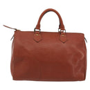 LOUIS VUITTON Epi Speedy 30 Hand Bag Brown M43003 LV Auth 196382-2