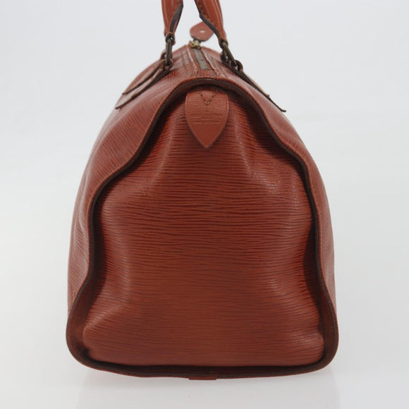LOUIS VUITTON Epi Speedy 30 Hand Bag Brown M43003 LV Auth 196382