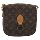LOUIS VUITTON Monogram Saint Cloud MM Shoulder Bag M51243 LV Auth 196387A-13