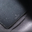 GUCCI Square G Shoulder Bag PVC Canvas Black Silver 631766 Auth 196389A-17