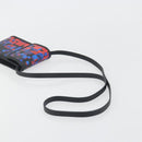 GUCCI Square G Shoulder Bag PVC Canvas Black Silver 631766 Auth 196389A-7