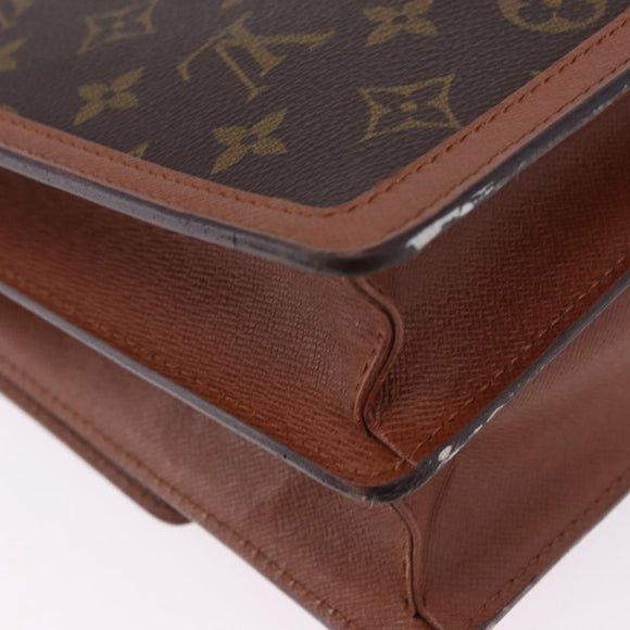LOUIS VUITTON Monogram Raspail Shoulder Bag M51372 LV Auth 196391