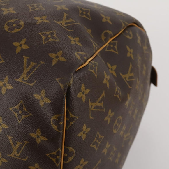 LOUIS VUITTON Monogram Keepall 55 Boston Bag M41424 LV Auth 196393A