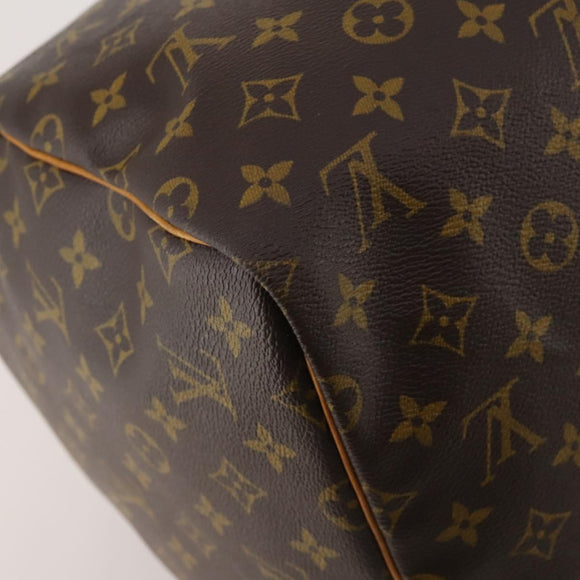 LOUIS VUITTON Monogram Keepall 55 Boston Bag M41424 LV Auth 196393A
