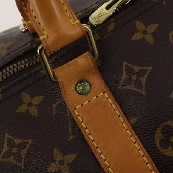 LOUIS VUITTON Monogram Keepall 55 Boston Bag M41424 LV Auth 196393A