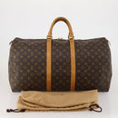 LOUIS VUITTON Monogram Keepall 55 Boston Bag M41424 LV Auth 196393A-22
