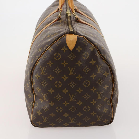 LOUIS VUITTON Monogram Keepall 55 Boston Bag M41424 LV Auth 196393A
