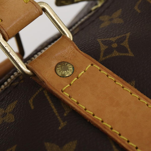 LOUIS VUITTON Monogram Keepall 55 Boston Bag M41424 LV Auth 196394