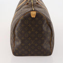 LOUIS VUITTON Monogram Keepall 55 Boston Bag M41424 LV Auth 196394-3