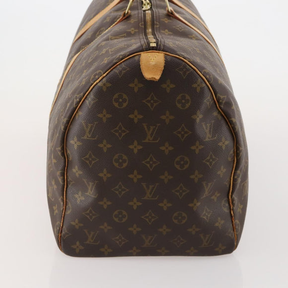 LOUIS VUITTON Monogram Keepall 55 Boston Bag M41424 LV Auth 196394