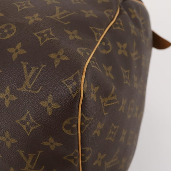 LOUIS VUITTON Monogram Keepall 55 Boston Bag M41424 LV Auth 196395V