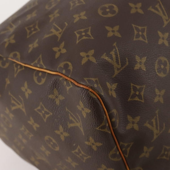 LOUIS VUITTON Monogram Keepall 55 Boston Bag M41424 LV Auth 196395V