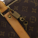 LOUIS VUITTON Monogram Keepall 55 Boston Bag M41424 LV Auth 196395V-17