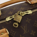 LOUIS VUITTON Monogram Keepall 55 Boston Bag M41424 LV Auth 196395V-18