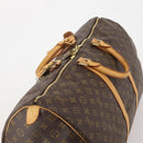 LOUIS VUITTON Monogram Keepall 55 Boston Bag M41424 LV Auth 196395V-6