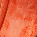 CHANEL Cambon Line Matelasse Hand Bag Leather Brown Silver CC Auth 196397SAV-17