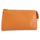 LOUIS VUITTON Epi Pochette Accessoires Pouch Orange Mandarin M5294H Auth 196401-1
